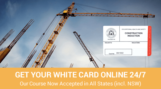 White Card (Australia) Course Online From Just $43.90! Start 24/7!